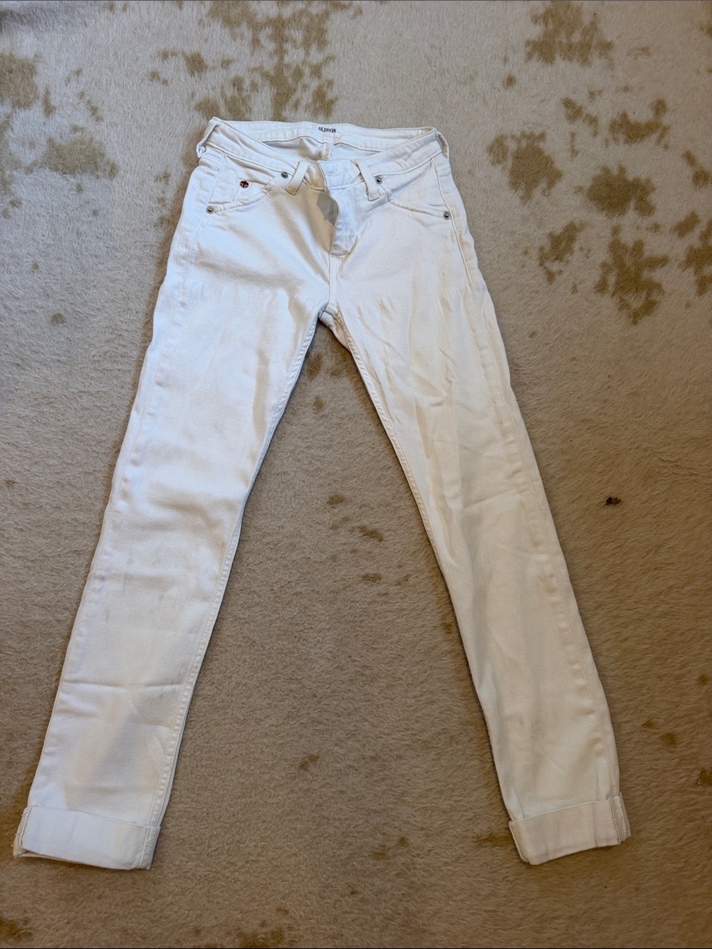 Hudson Jeans White Skinny Women's Jeans